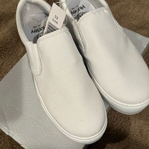 Hurley Women's White Slip-On Sneakers